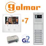 Golmar gb2 kit 7 Golmar Θυροτηλεόραση πολυκατοικίας 7 διαμερισμάτων